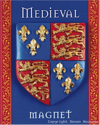 Medieval Royal Coat of Arms Magnet product photo